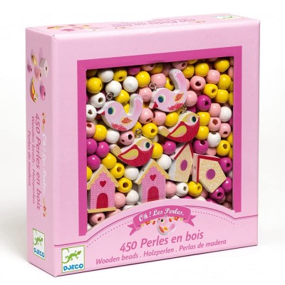 DJECO Birds Wooden Beads